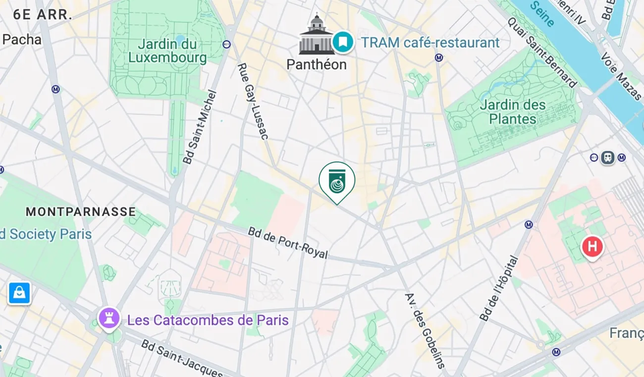 Map of the campus Le Delta